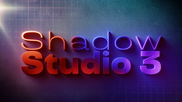 shadow studio 3 卡通角色灯光光影插件AE插件一键拖拽光影CTA角色光影指定插件
