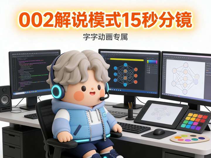 002解说模式15秒分镜-字字动画专属提示词指令 – 术讯在线