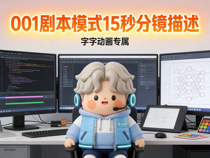 001剧本模式15秒分镜描述 字字动画专属提示词指令 – 术讯在线