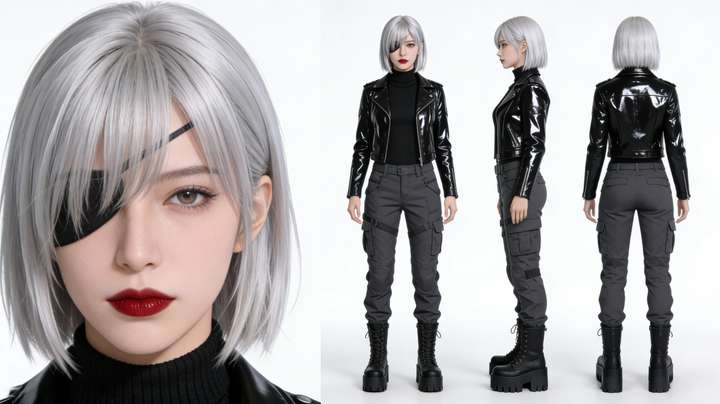 01标准三视图角色提取指令-字字动画专属