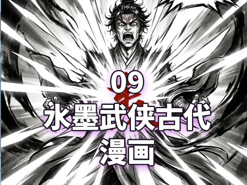 漫画_09水墨武侠古代漫画￥29.9