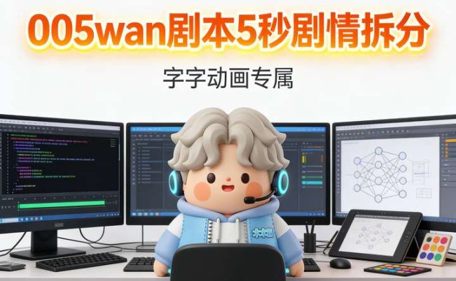 005wan剧本5秒剧情拆分-字字动画专属提示词