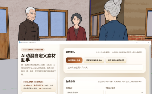 SU图片集自由切换插件-把图片序列自由切换方便AI辅助构图制作高质量漫剧必备工具