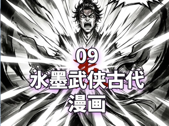 漫画_09水墨武侠古代漫画￥29.9